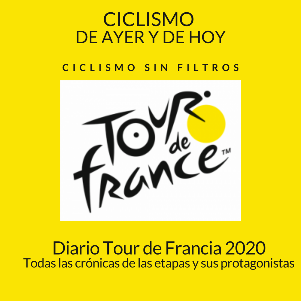 Logo Diario Tour de Francia 2020 en el que se ve el logo de Tour de Francia oficial